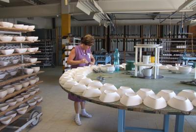 Výroba porcelánu v Dubí